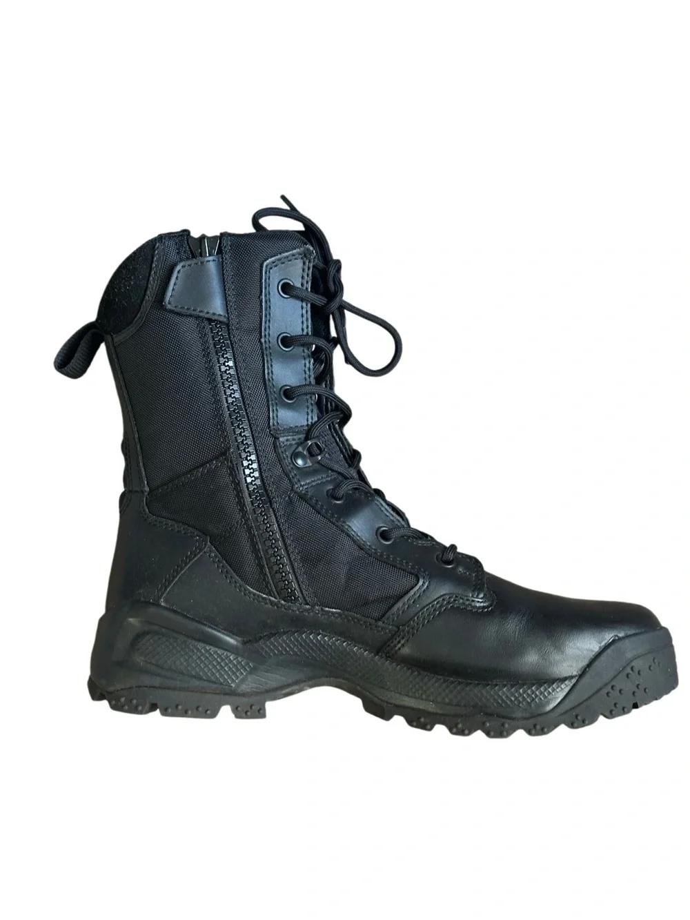 A.T.A.C. 2.08 Men's Black Shield Tactical Lace-Up Boots - 5.11. Size 10.5